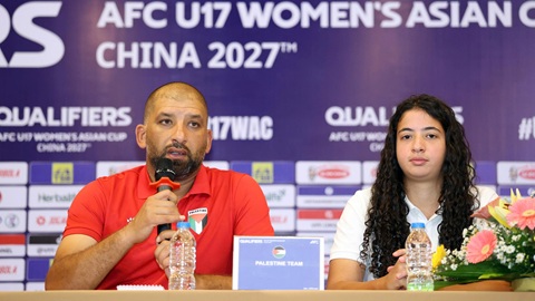 HLV U17 nữ Palestine nói về khó khăn khi chuẩn bị giữa ‘chiến sự’